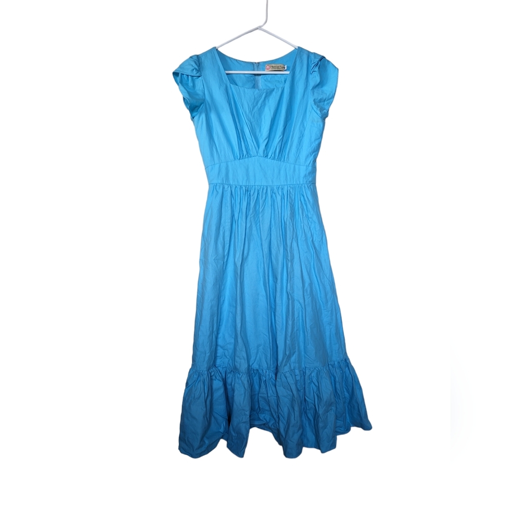 Sweet blue 100% cotton dress